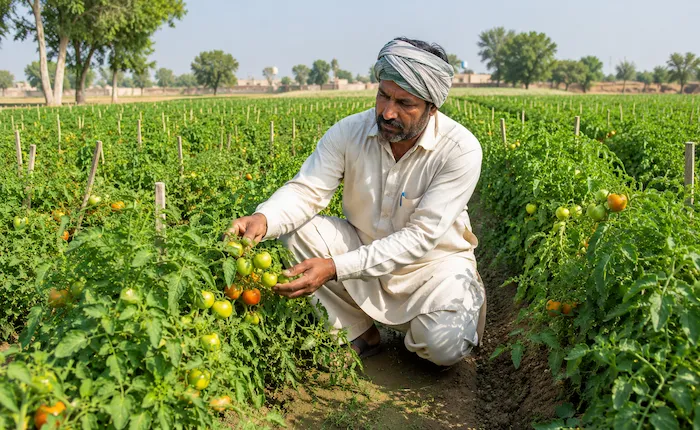 Vegetable Farmer in Sahiwal Cuts Water Use by Half